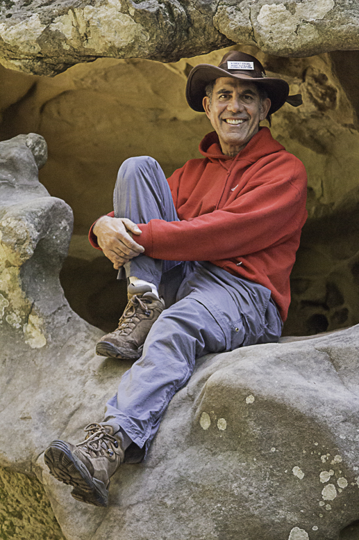 bob in cave at castle rock